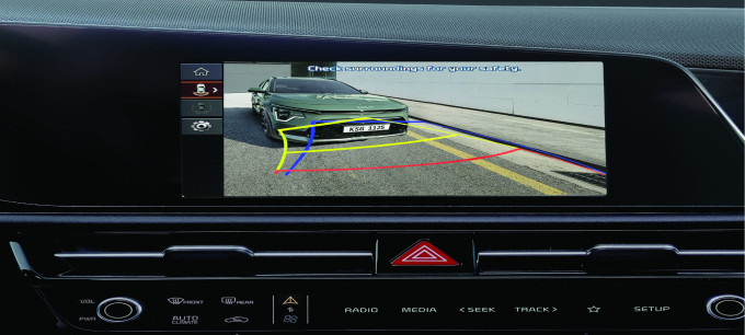 Rearview camera with Parking guidance